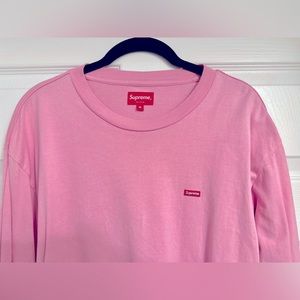 Supreme M Pink Long Sleeve